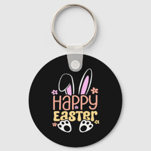 Happy Easter Bunny Cute Easter For Boys Girls Keychain
