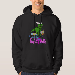 HAPPY EASTER Bunny Dinosaur Rex Egg Hunt Toddler G Hoodie