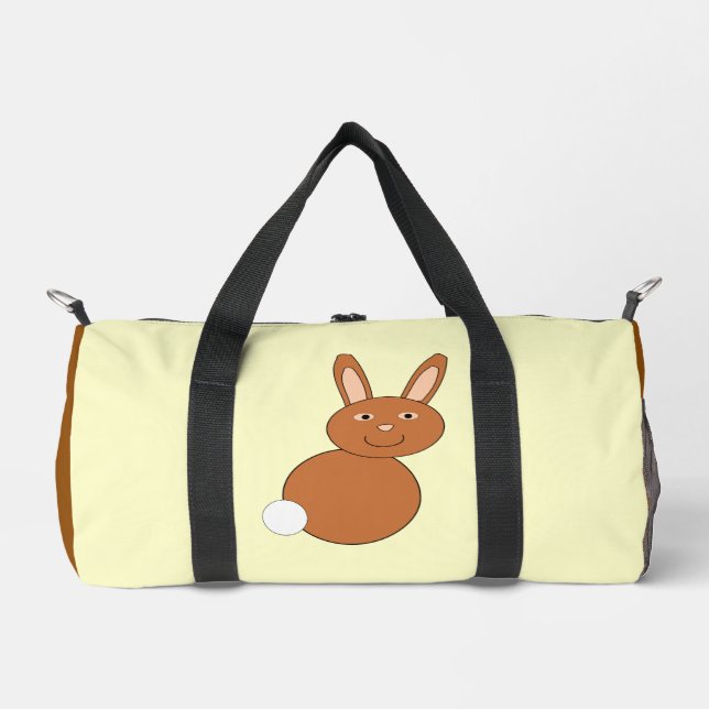 Happy Easter Bunny Duffle Bag (Front)
