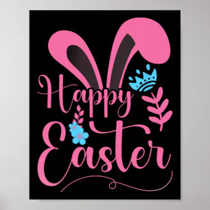 Happy Easter - Bunny Ears - Clic Poster