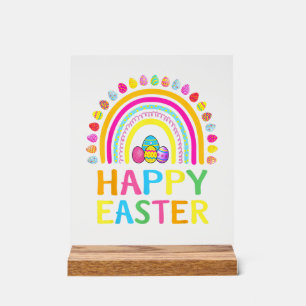 Happy Easter Bunny Easter Egg Hunt Easter Women Gi Acrylic Sign