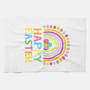 Happy Easter Bunny Easter Egg Hunt Easter Women Gi Kitchen Towel