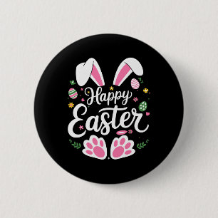 Happy Easter Bunny Easter Egg Hunt Squad Easter Wo 2 Inch Round Button
