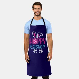 Happy Easter Bunny Egg Cute Spring Design Apron