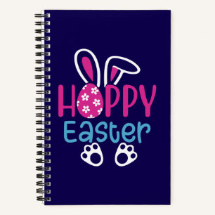 Happy Easter Bunny Egg Cute Spring Design Notebook
