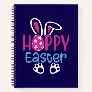 Happy Easter Bunny Egg Cute Spring Design Notebook