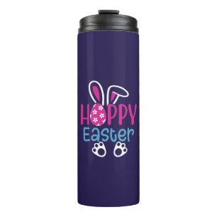 Happy Easter Bunny Egg Cute Spring Design Thermal Tumbler