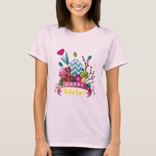Happy Easter bunny, egg design T-Shirt