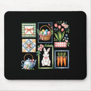 Happy easter bunny egg for kids boy girl womenHapp Mouse Pad