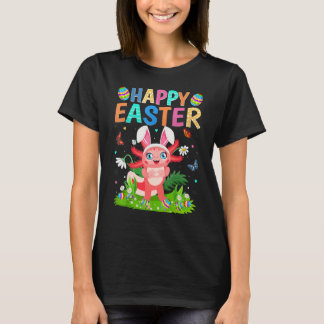 Happy Easter Bunny Egg Funny Axolotl Easter Sunday T-Shirt