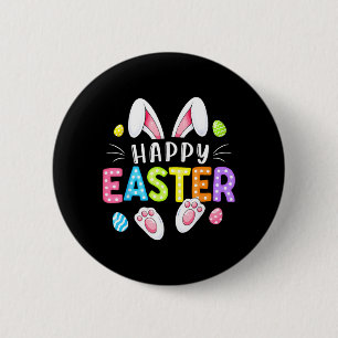 Happy Easter Bunny Egg Funny for Kids Boy Girl 2 Inch Round Button