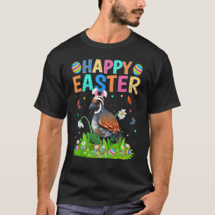 Happy Easter Bunny Egg Funny Quail Bird Easter Sun T-Shirt