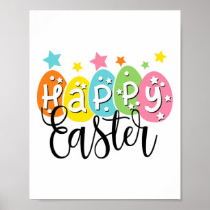 Happy Easter Bunny Egg Hunt Easter Day Shirt Famil Poster