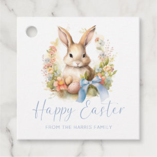 Happy Easter Bunny Favour Tags