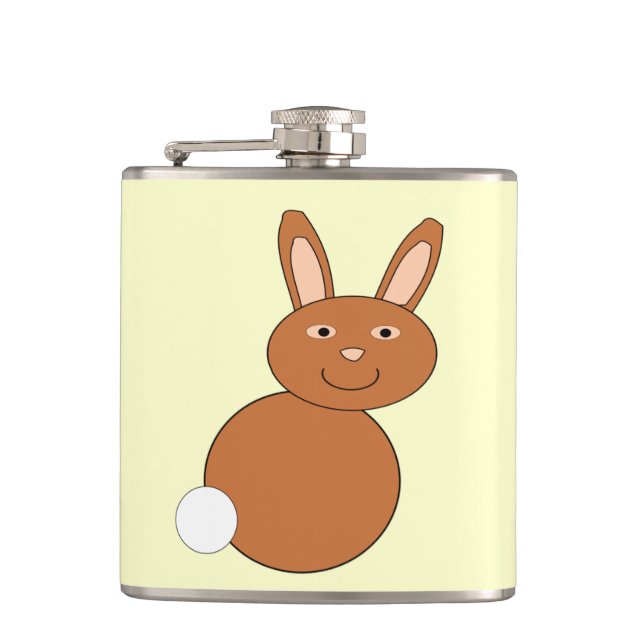 Happy Easter Bunny Flask (Front)