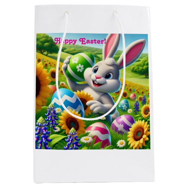 Happy “Easter Bunny” Gift Bag (Front)
