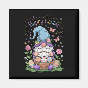 Happy Easter Bunny Gnome Hug Easter Eggs Gnome Lov Magnet