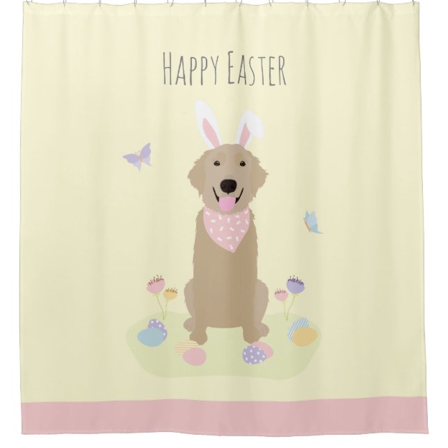 Happy Easter Bunny Golden Retriever (Front)