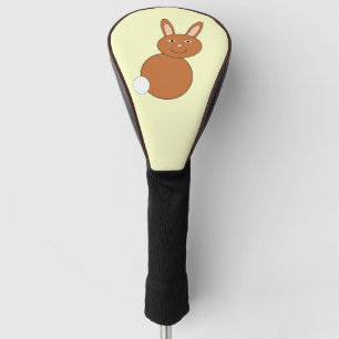 Happy Easter Bunny Golf Driver Cover