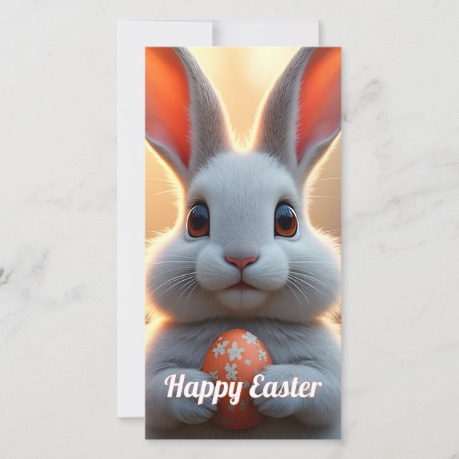 Happy Easter Bunny in the Magic of Spring (Front)