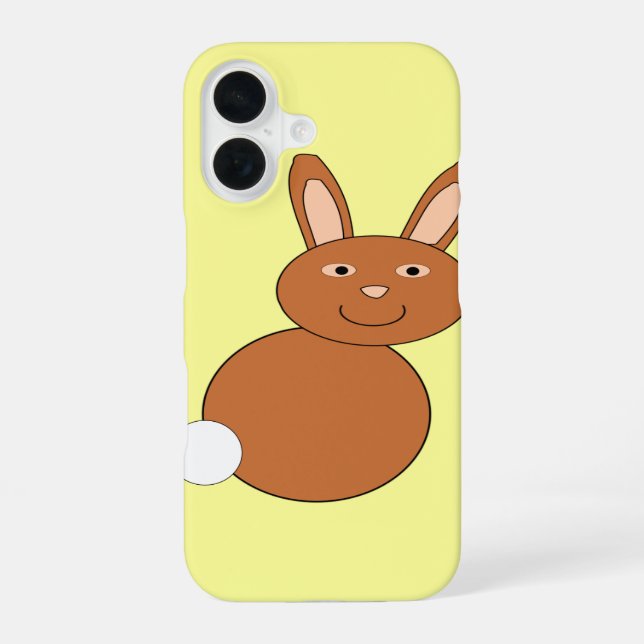Happy Easter Bunny iPhone 16 Case (Back)