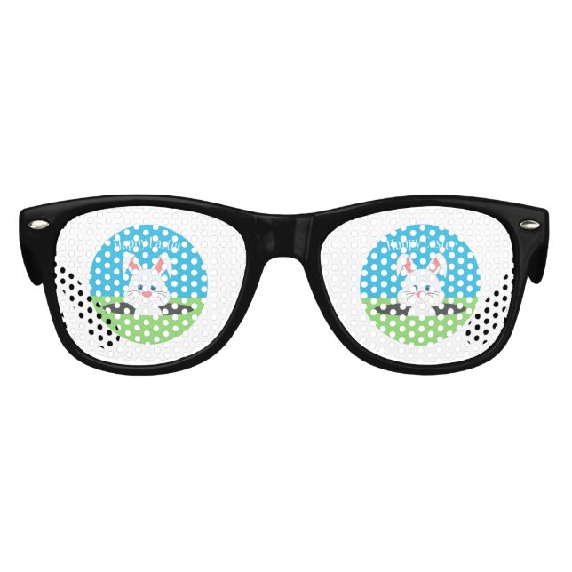 Happy Easter Bunny Kids Sunglasses (Front)