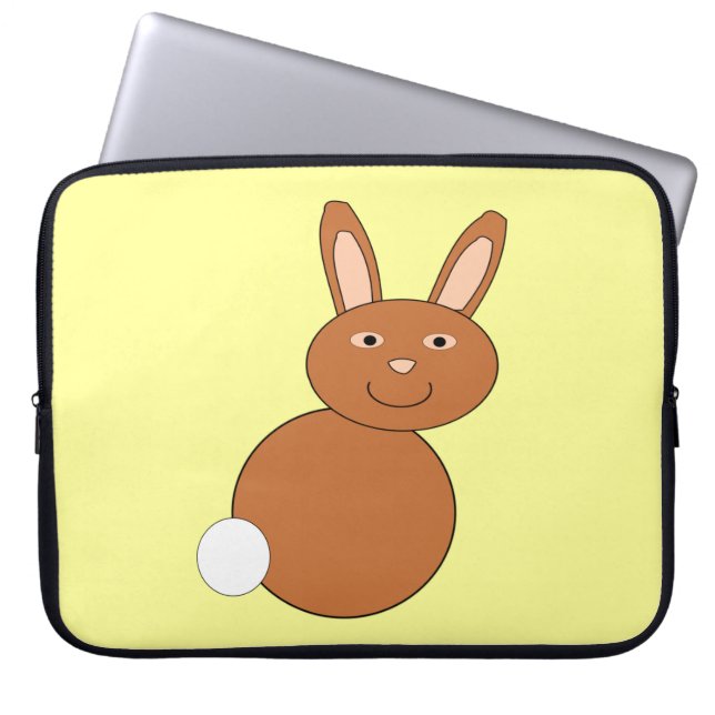 Happy Easter Bunny Laptop Bag (Front)