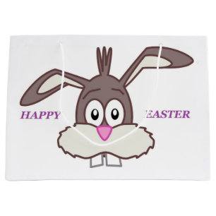 "HAPPY EASTER" BUNNY LARGE GIFT BAG