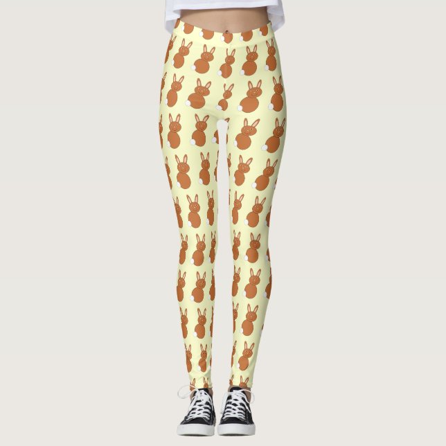 Happy Easter Bunny Leggings (Front)