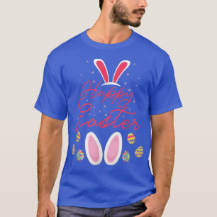 Happy Easter Bunny Lover Girls Boys Rabbit  T-Shirt
