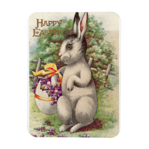 Happy Easter Bunny Magnet