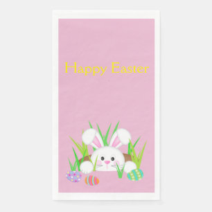 Happy Easter Bunny Napkin