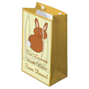 Happy Easter Bunny Personalized Gift Bag