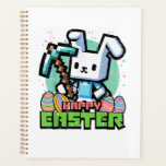 Happy Easter Bunny Pixel Game Gaming Gamer Boys Ki Planner<br><div class="desc">Happy Easter Bunny Pixel Game Gaming Gamer Boys Kids Men T-Shirt</div>