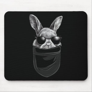 Happy Easter Bunny Pocket Shirt For Boys - Kids Mouse Pad