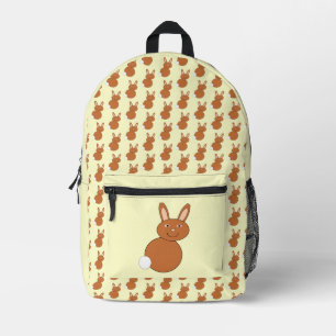 Happy Easter Bunny Printed Backpack