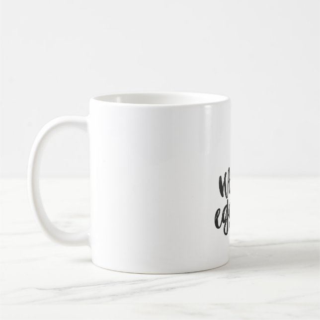 Happy Easter Bunny Rabbit Ears Funny Easter Day Wo Coffee Mug (Left)