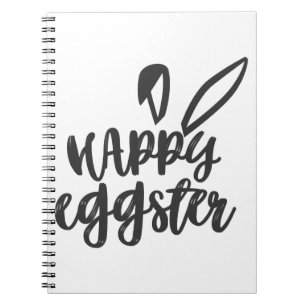 Happy Easter Bunny Rabbit Ears Funny Easter Day Wo Notebook