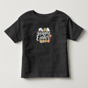 Happy Easter Bunny Rabbit Egg Holiday  Toddler T-shirt
