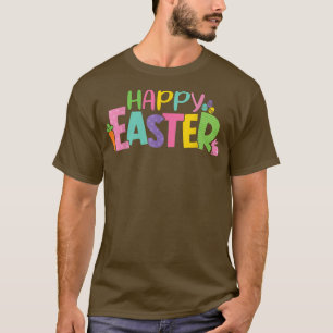 Happy Easter Bunny Rabbit Egg Hunt Boys Kid T-Shirt