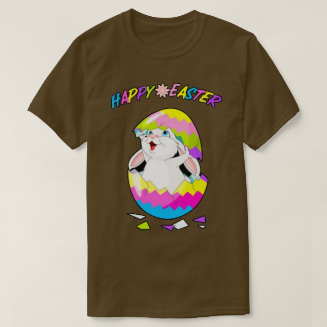 Happy Easter Bunny Rabbit Face Funny Easter Day Wo T-Shirt (Design Front)