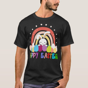 Happy Easter Bunny Rabbit Face Funny Easter Day Wo T-Shirt