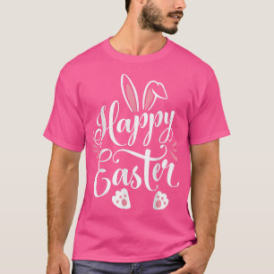 Happy Easter Bunny Rabbit Face Funny Easter Day Wo T-Shirt