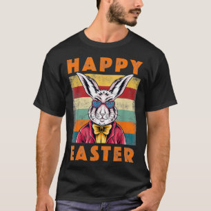 Happy Easter Bunny Retro Rabbit Kids Design Clothe T-Shirt