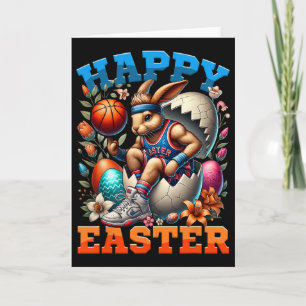 Happy Easter Bunny Sketll Funny Easter Sketll Love Card