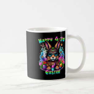 Happy Easter Bunny Smoking Weed Funny Coffee Mug