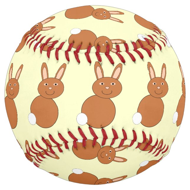 Happy Easter Bunny Softball (Front)