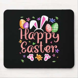 Happy Easter Bunny Spring Easter Egg Easter Shirts Mouse Pad