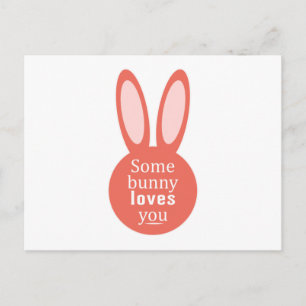 Happy Easter Bunny Spring Easter Funny Gift Idea Postcard