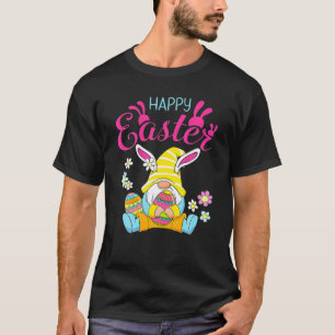 Happy Easter Bunny Spring Gnome Easter Egg Gnome L T-Shirt
